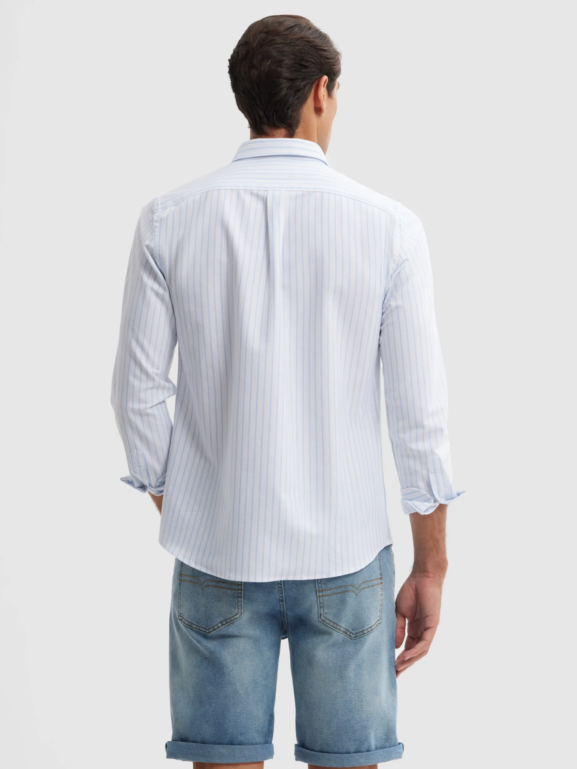 CAMISA OXFORD SUNNY CELESTE