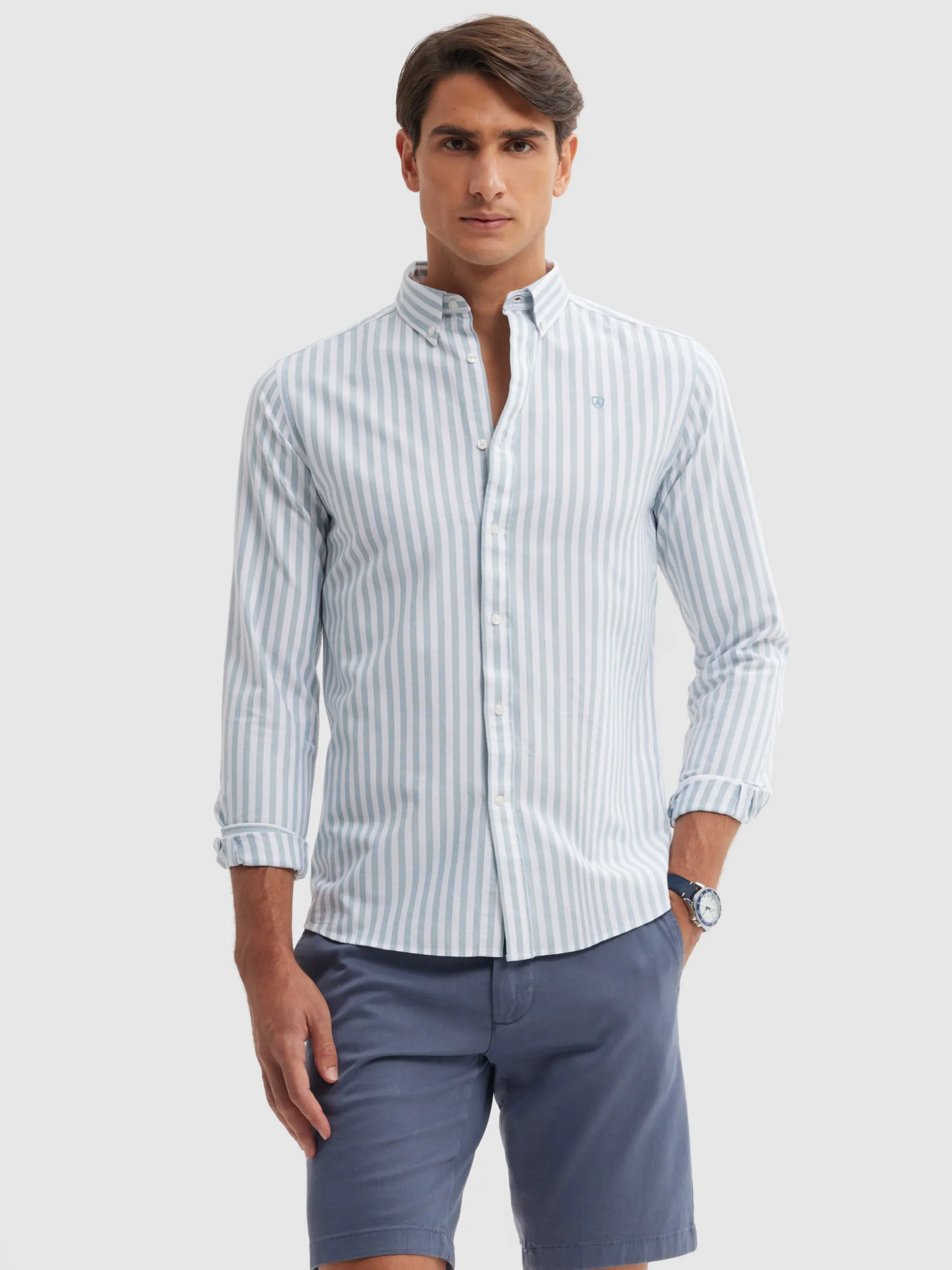 CAMISA OXFORD SUNSET AZUL
