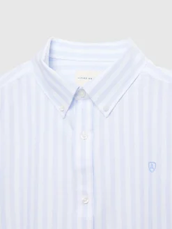 CAMISA OXFORD SUNSET CELESTE