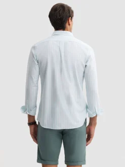 CAMISA OXFORD SUNSET VERDE AGUA