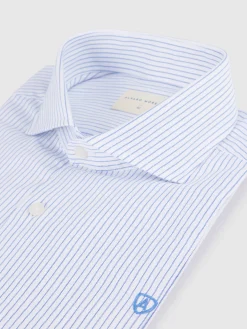 CAMISA P. POINT RAYAS AZUL