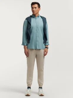 CAMISA PANAMA DYE AZUL