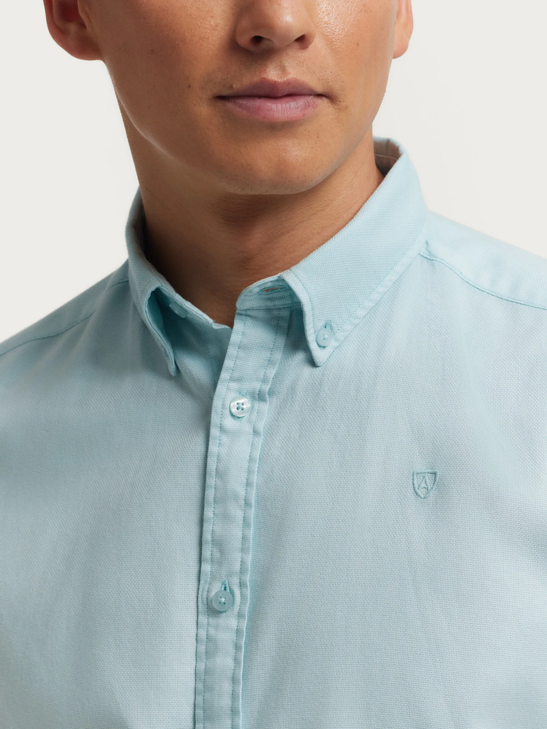 CAMISA PANAMA DYE VERDE AGUA