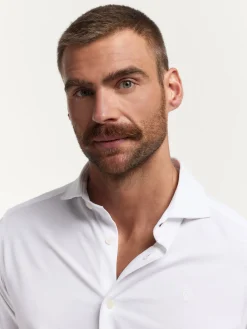 CAMISA PUNTO ELASTICO BLANCO