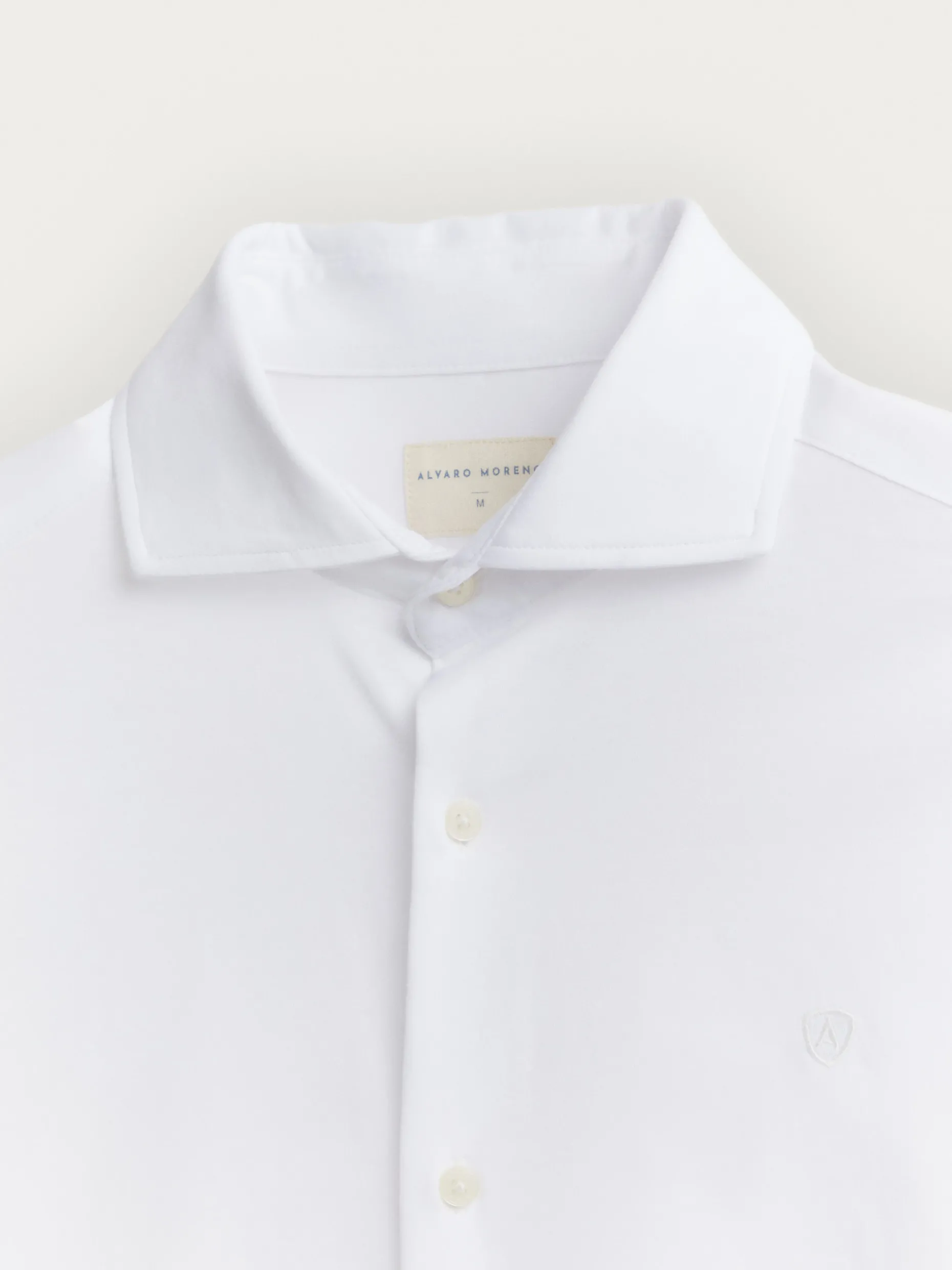 CAMISA PUNTO ELASTICO BLANCO