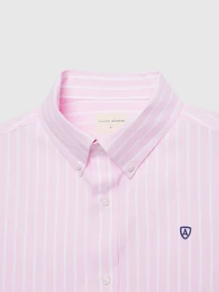 CAMISA RAYAS DUTTON ROSA