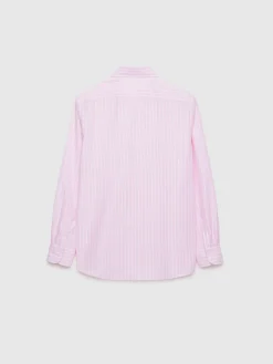 CAMISA RAYAS DUTTON ROSA