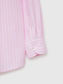 CAMISA RAYAS DUTTON ROSA