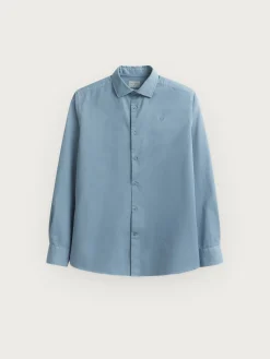 CAMISA TWILL DYE AZUL