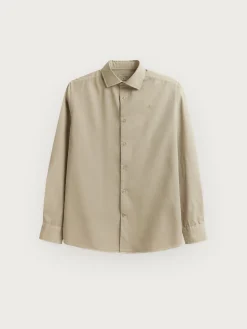 CAMISA TWILL DYE BEIGE