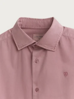CAMISA TWILL DYE ROSA
