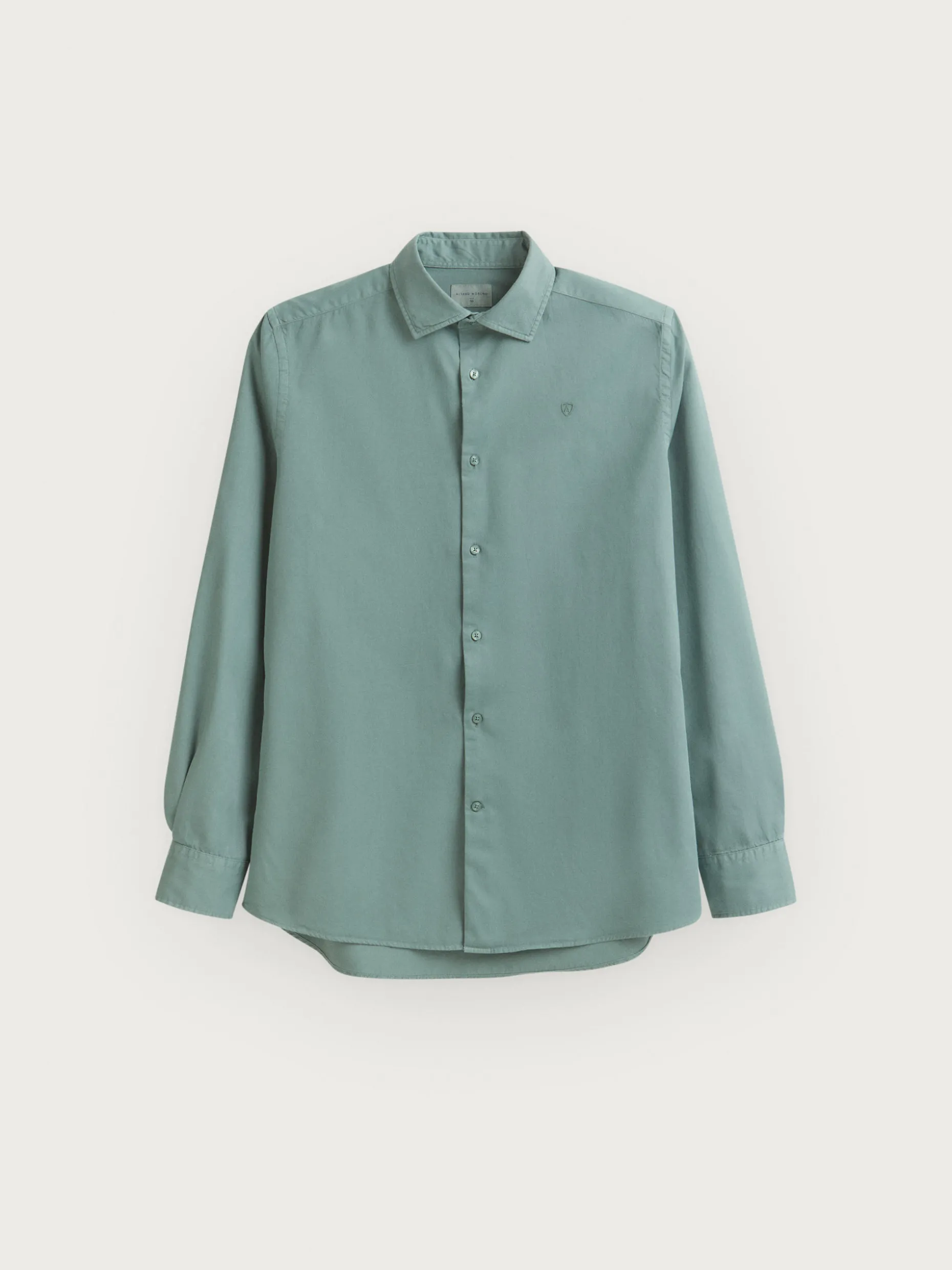 CAMISA TWILL DYE VERDE