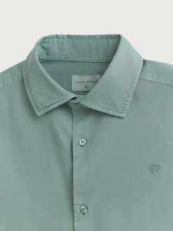 CAMISA TWILL DYE VERDE