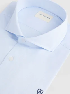 CAMISA VESTIR ESTRUCTURA CELESTE