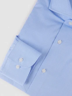 CAMISA VESTIR MICRO GALLO CELESTE