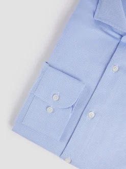 CAMISA VESTIR PATA GALLO AZUL