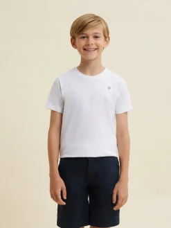 CAMISETA BASIC KIDS BLANCO