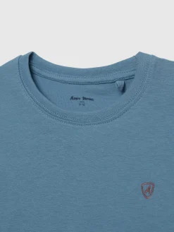 CAMISETA BASIC KIDS CELESTE