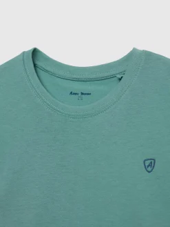 CAMISETA BASIC KIDS VERDE AGUA