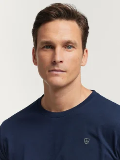 CAMISETA BASICA AZUL MARINO