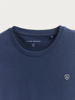 CAMISETA BASICA AZUL MARINO