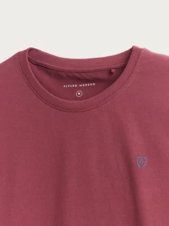 CAMISETA BASICA BURDEOS