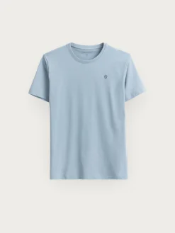 CAMISETA BASICA CELESTE