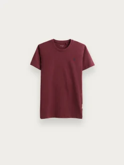 CAMISETA BASICA KIDS BURDEOS