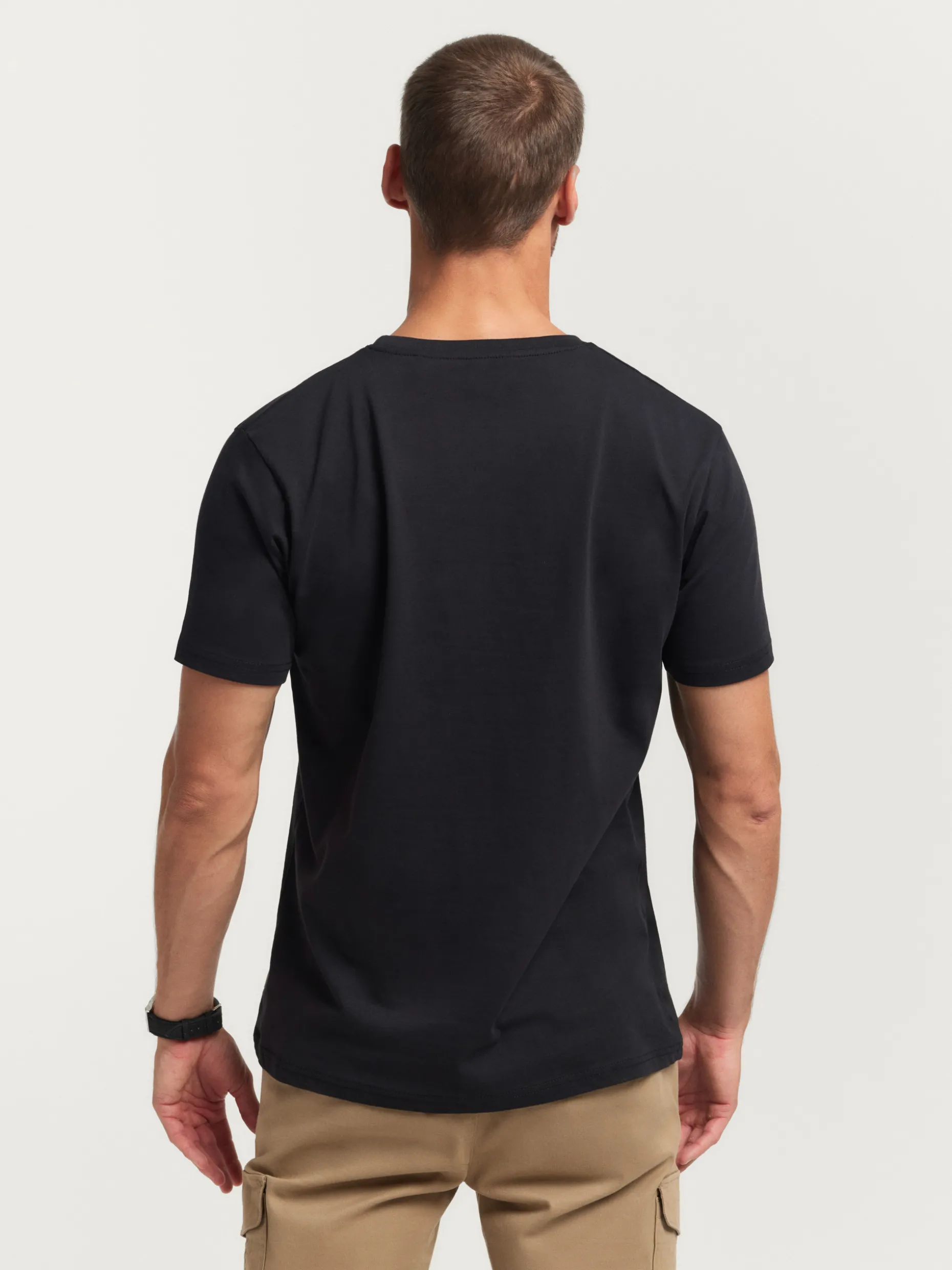 CAMISETA BASICA NEGRO