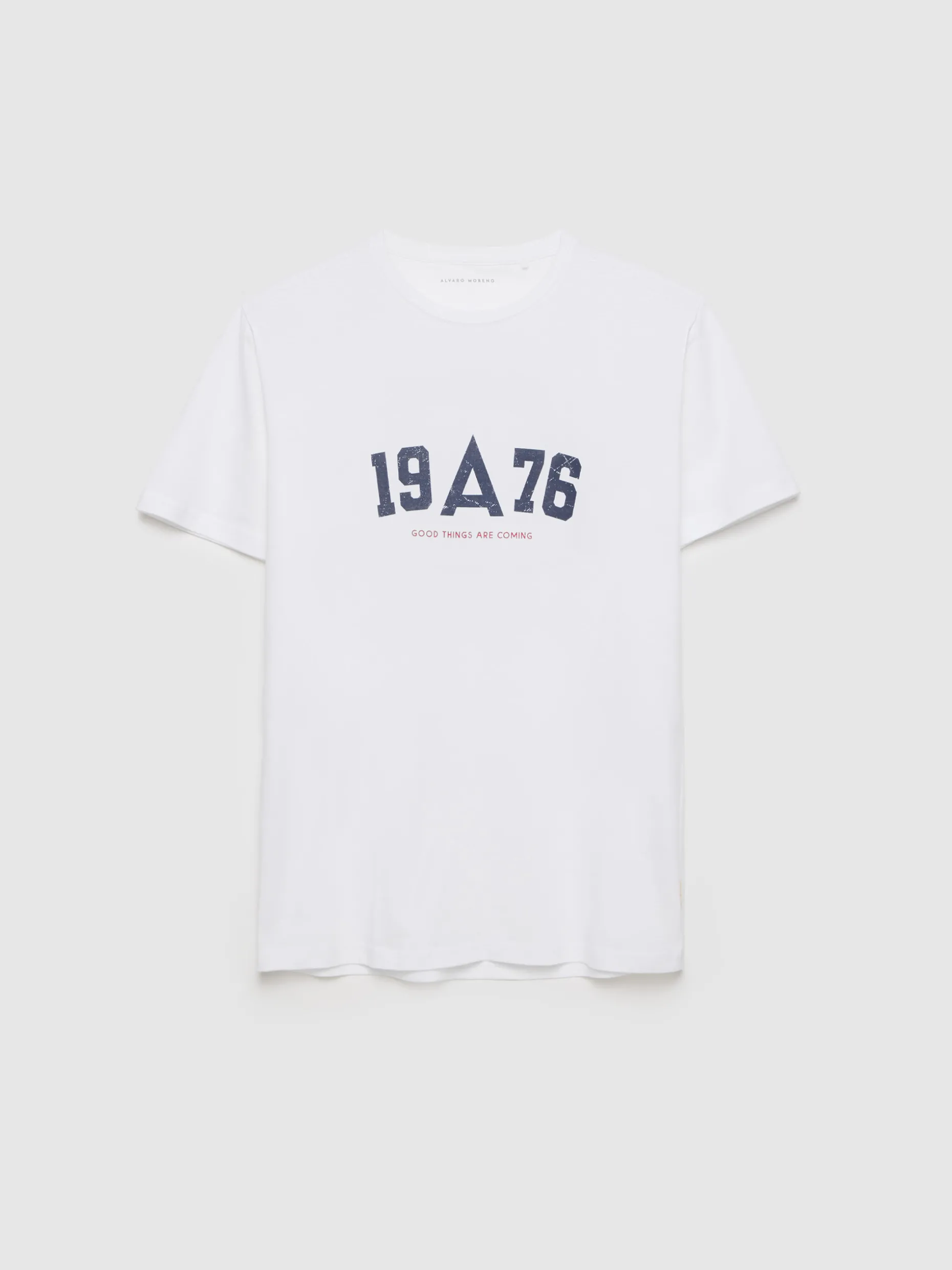 CAMISETA COLLEGE BLANCO