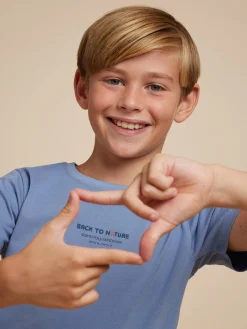 CAMISETA EXPEDITION KIDS AZUL