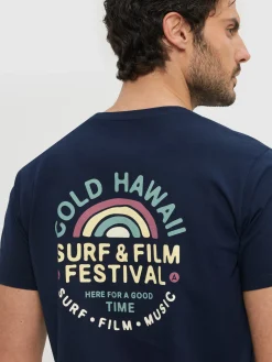 CAMISETA FESTIVAL AZUL MARINO