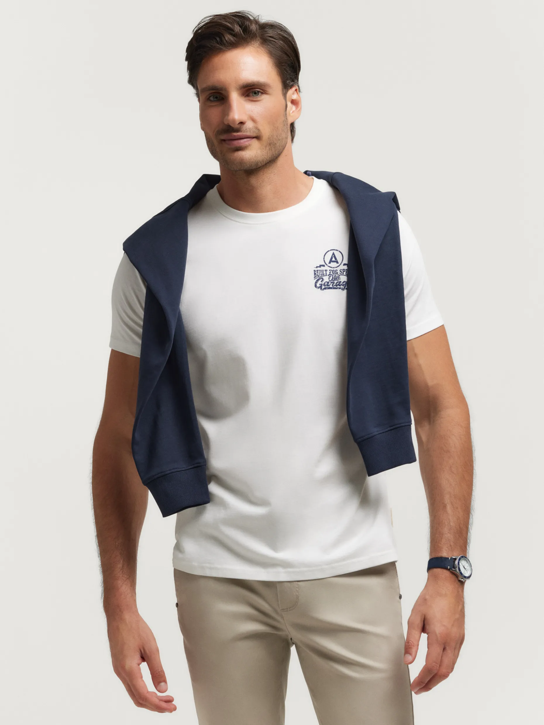 CAMISETA GARAGE BLANCO