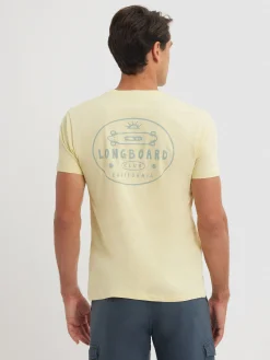 CAMISETA LONGBOARD AMARILLO