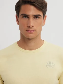 CAMISETA LONGBOARD AMARILLO