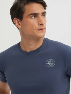 CAMISETA LONGBOARD AZUL MARINO