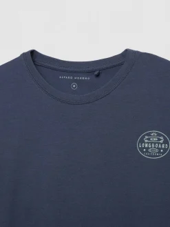 CAMISETA LONGBOARD AZUL MARINO