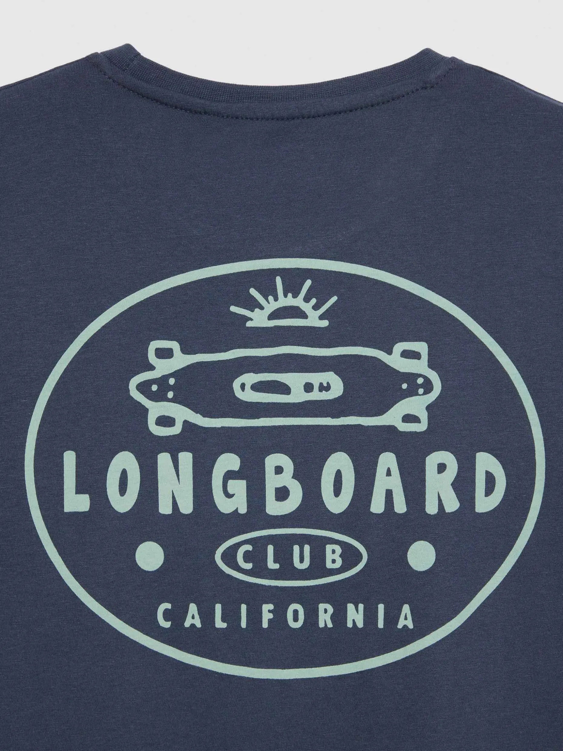 CAMISETA LONGBOARD AZUL MARINO