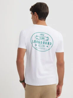 CAMISETA LONGBOARD BLANCO
