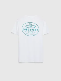 CAMISETA LONGBOARD BLANCO
