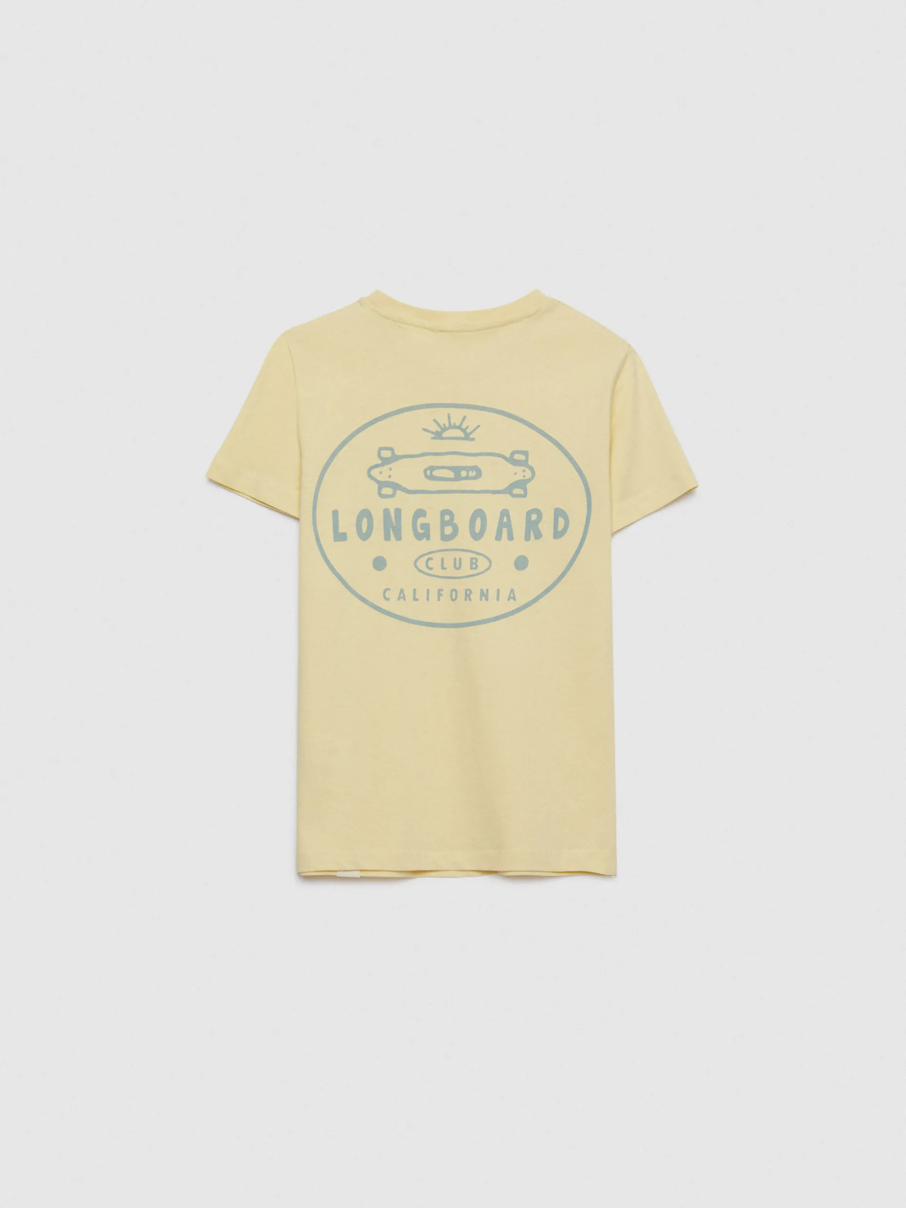 CAMISETA LONGBOARD KIDS AMARILLO