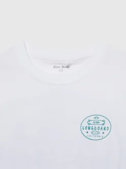 CAMISETA LONGBOARD KIDS BLANCO