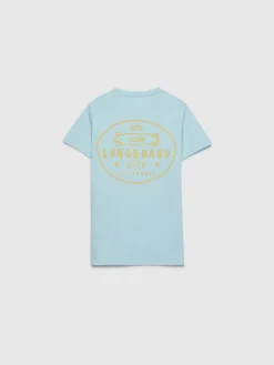 CAMISETA LONGBOARD KIDS VERDE AGUA