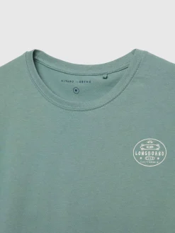 CAMISETA LONGBOARD VERDE