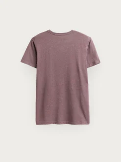 CAMISETA MELANGE BURDEOS