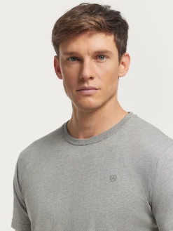 CAMISETA MELANGE GRIS