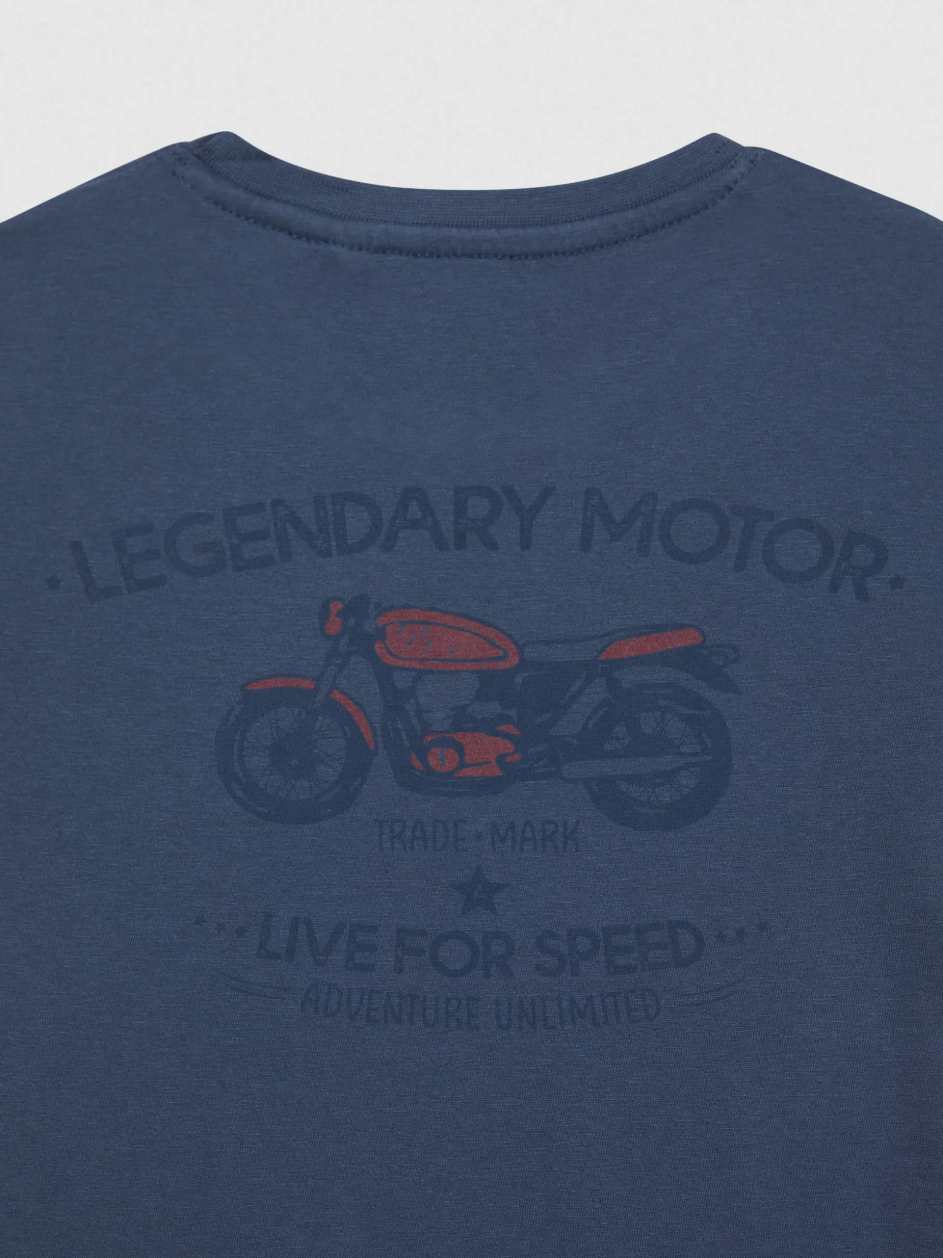 CAMISETA MOTOR KIDS AZUL