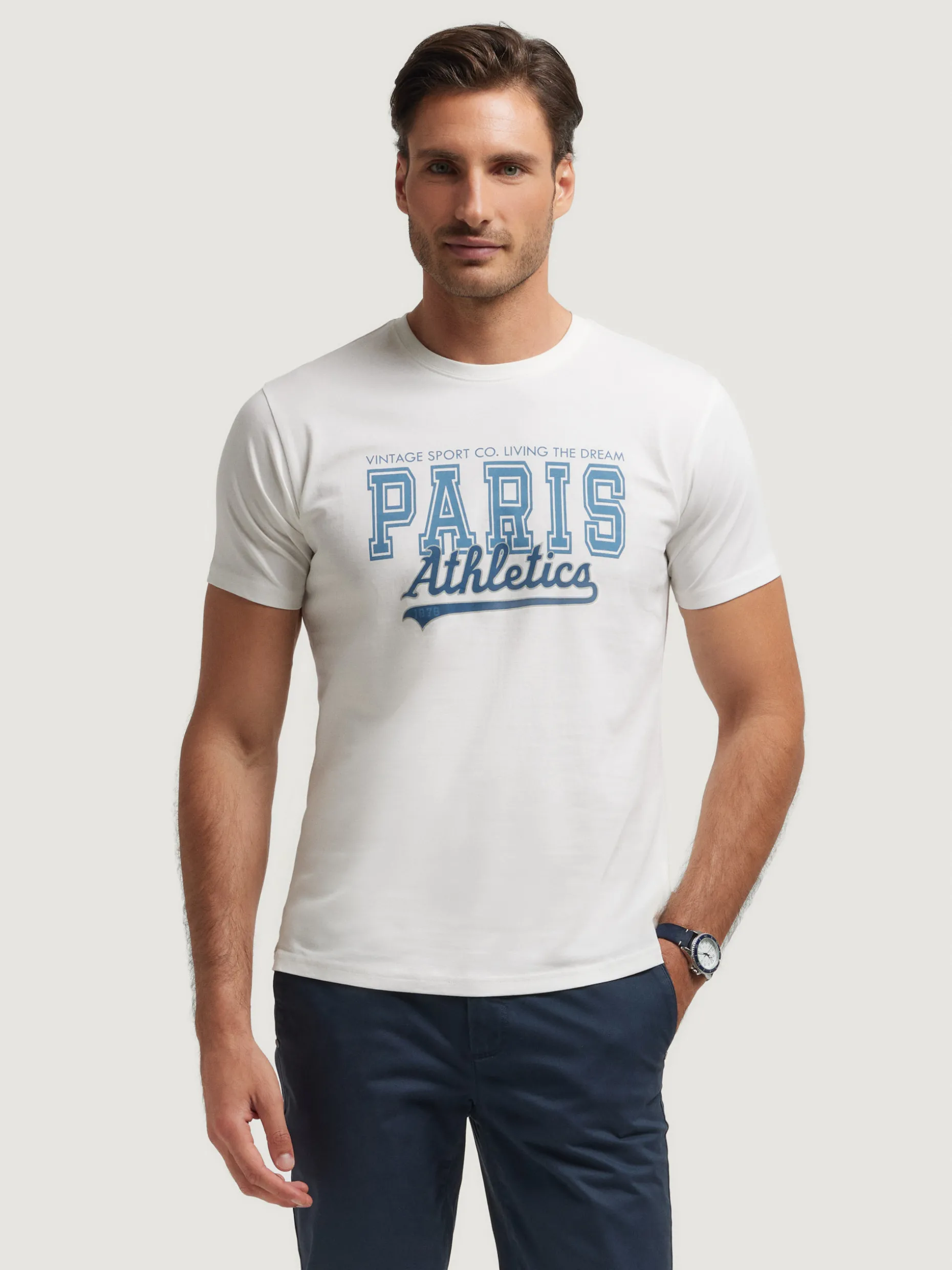 CAMISETA PARIS BLANCO