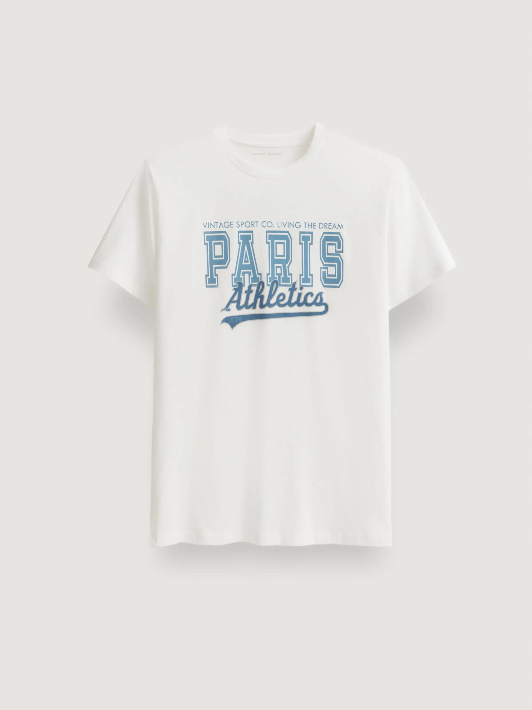 CAMISETA PARIS BLANCO