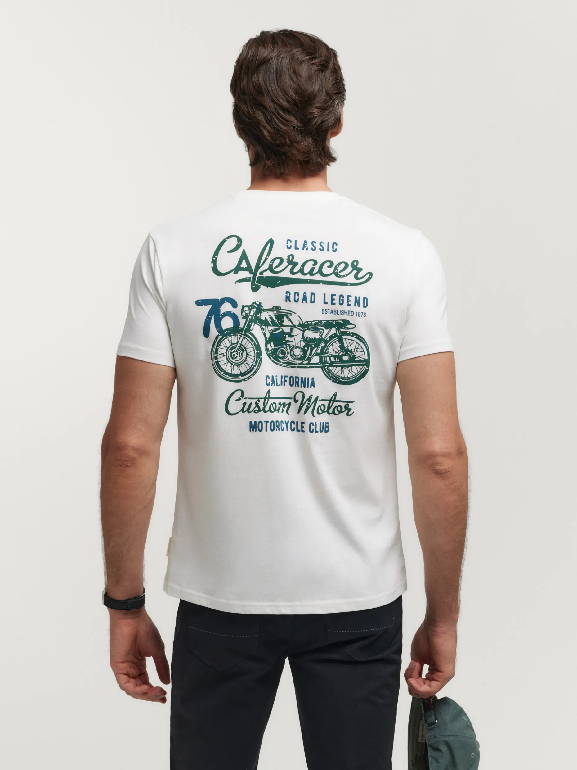 CAMISETA ROAD BLANCO